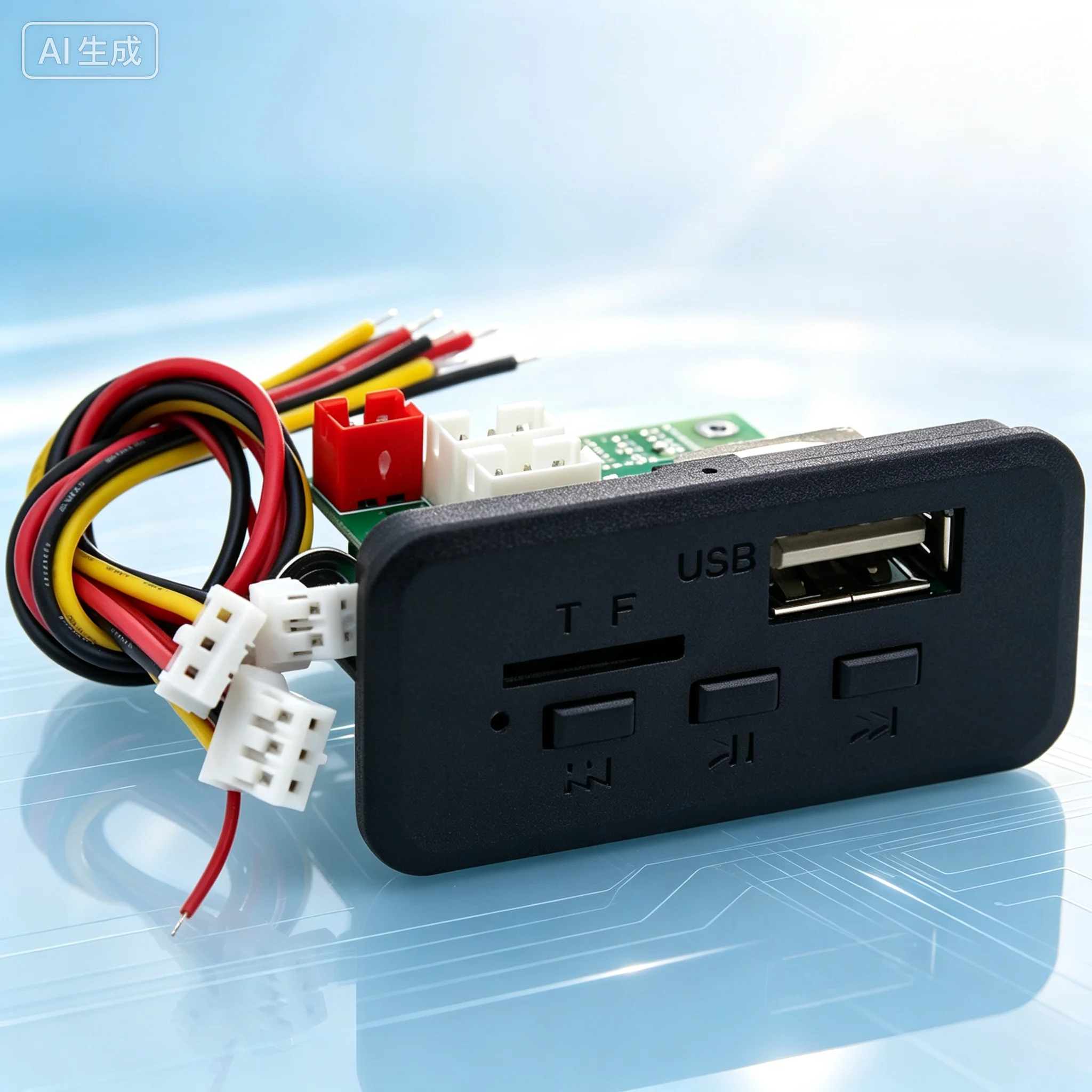 Compact 5V 12V Bluetooth MP3 Decoder Board USB TF Player Preamplifier Module for Speaker Upgrade