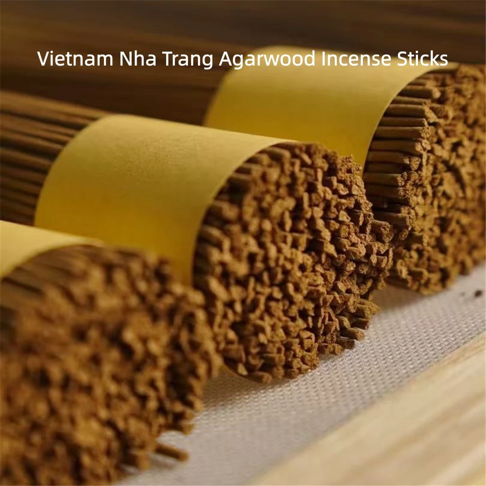 Vietnam Nha Trang Agarwood Incense Sticks,Natural Nha Trang Agarwood Sticks,Long Lasting Aroma for Home Use, Oud Incense Sticks