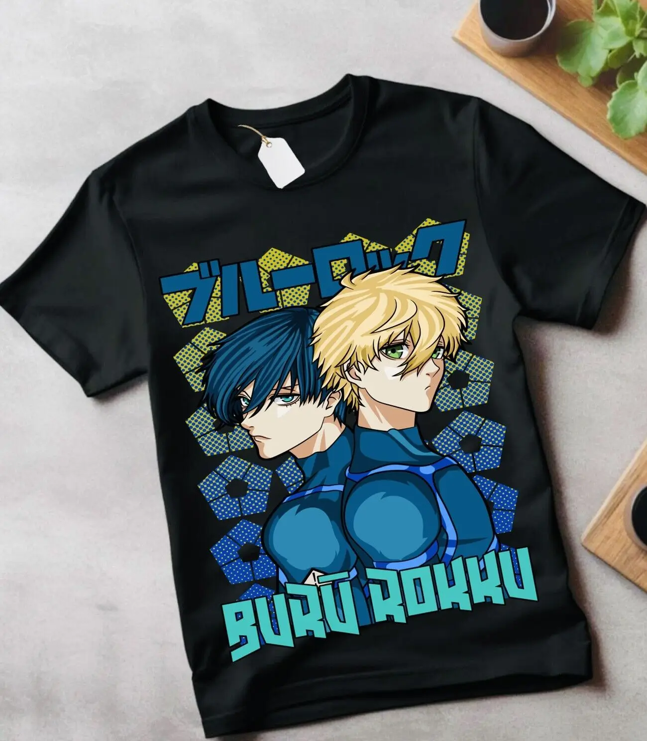 

Meguru Bachira T-shirt Blue lock Kunigami,Rin Itoshi,Nagi Anime Manga All Size