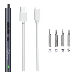 6 in 1 Electric Screwdriver Precision Sets Power Tools Rechargeable Magnetic Mini Small Bits for Xiaomi Mobile Cell Phone Repair