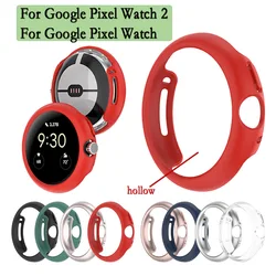 Case Cover For Google Pixel Watch PC Bumper Frame Shell Anti-scratch(No Screen Protector)For Google Pixel Watch 2 Case Accessory