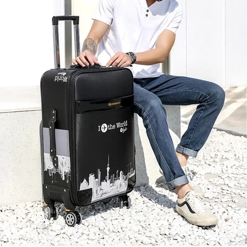 

Luggage men universal wheel sturdy and durable suitcases trolley case 28 inch password box oversized capacity travel suitcase