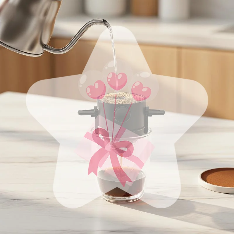 Portable Coffee Dripper Foldable Hanging Ear Filter Washable Reusable For Home Office Travel Coffee Making