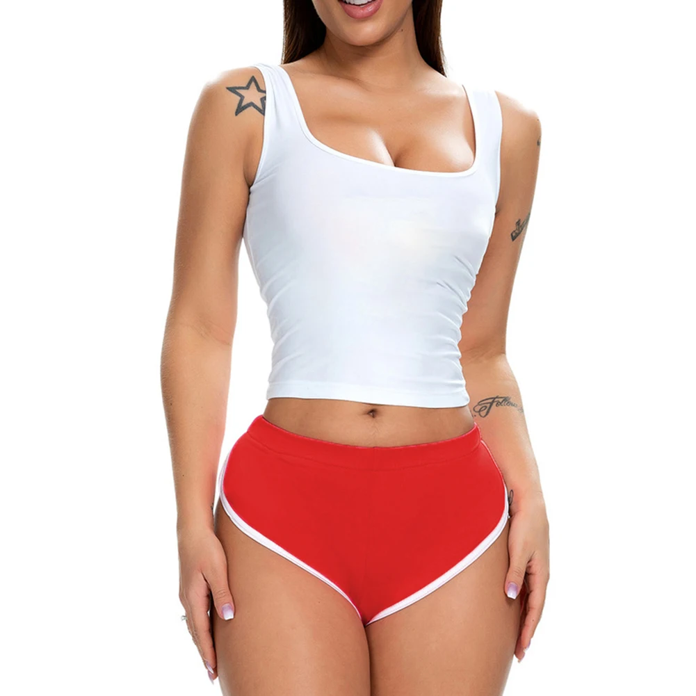 Running Hot Pants Shorts Slim Fit Summer Briefs Ladies Sports Workout Active Anti Cellulite Booty Casual Exercise