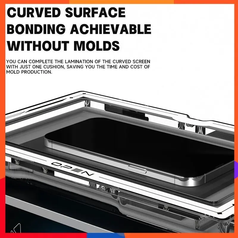 

High-Efficiency LCD Screen Vacuum Laminator 11.5 Inch Devices Flat Curved Bonding Smart Touch Panel Air Compressor Ready LW-MO1