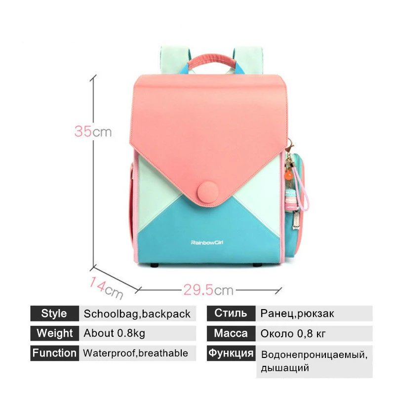 Fashion Backpack Girls School Bags Children Backpacks Kids Back Pack Girl Textbook Bag Primary Sac A Dos Enfant Mochila Escolar