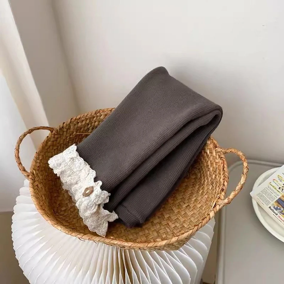 أزياء الهالوين الشتوية للأطفال الدفء طماق الطفل المخملية الدانتيل تنحنح السراويل الخريف الفتيات ملابس هدية الكريسماس الطفل المراهقين الجوارب #3