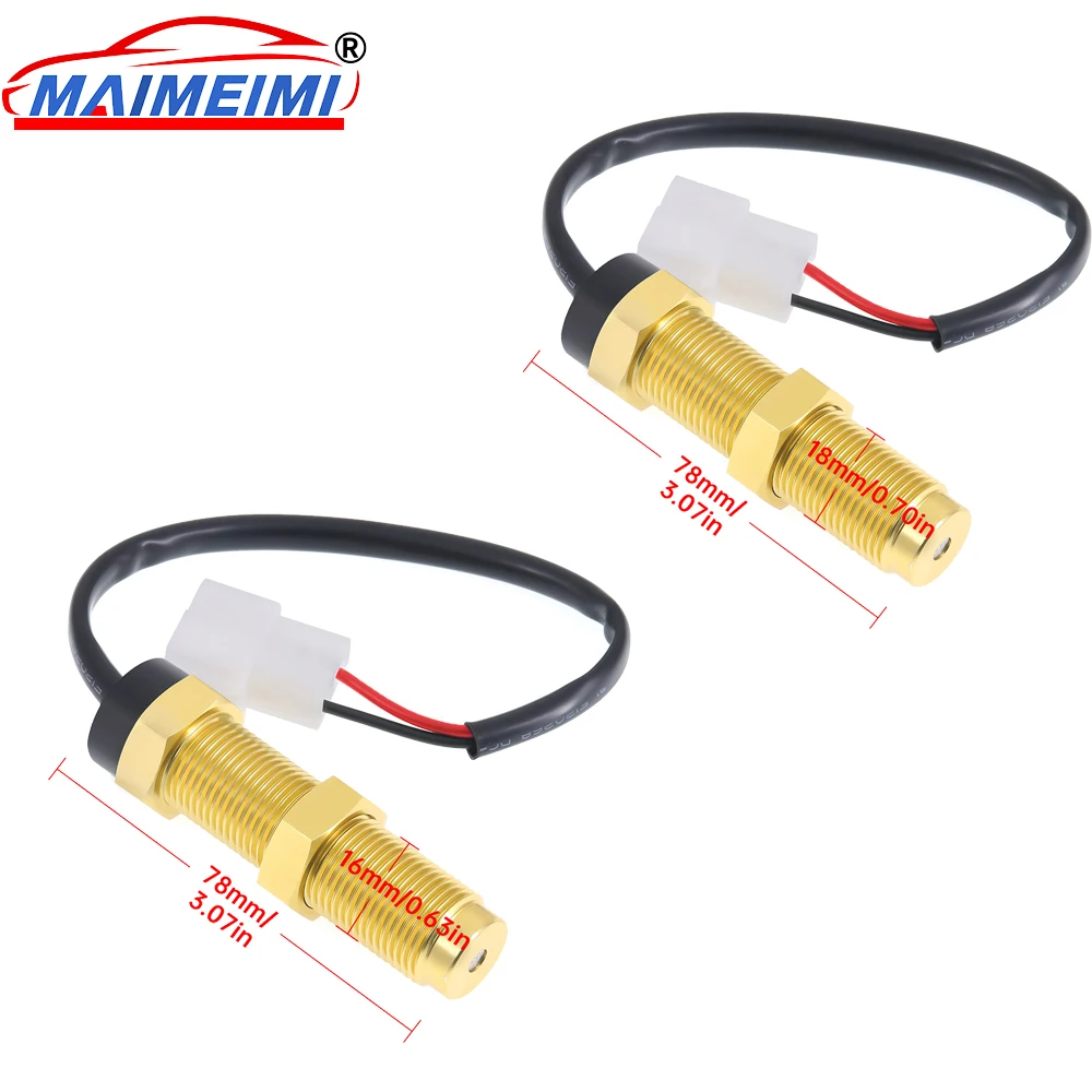 M16 M18 RPM Tacho Sender Boat Tachometer Gauge Sensor Diesel Engine Tachometer Sensor Fit Car Truck Yacht Boat