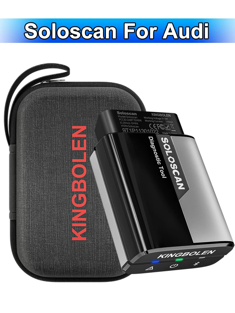 Für Audi, für Bentley, für Skoda, für Bugatti, für Lamborghini, für VW KINGBOLEN Soloscan OBD2 Scanner Bidirektionales Auto-Diagnosegerät