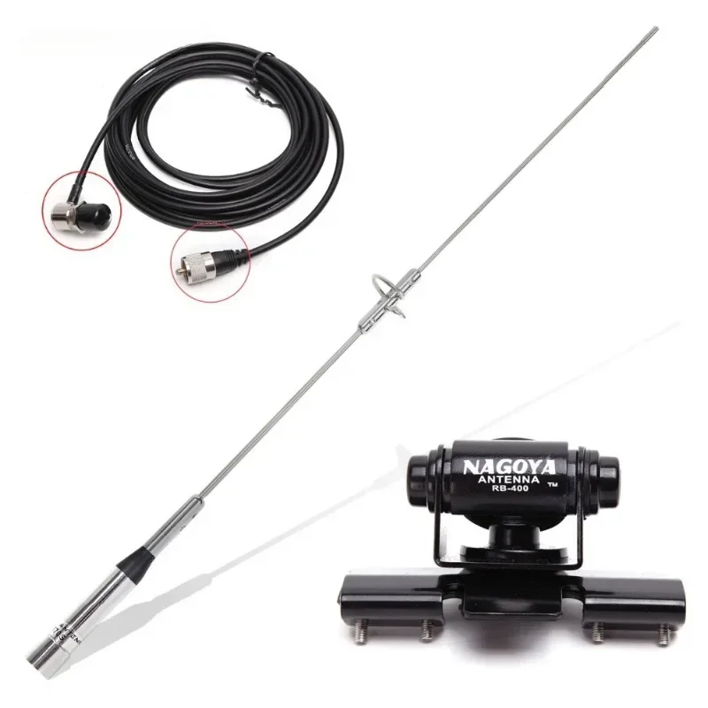 BAOFENG NAGOYA NL-770S Dual Band UHF/VHF 144/430MHz 150W 2.15/3.0dBi Antenna SL16/UHF-J/M Type Car Radio Mobile Radio Antenna