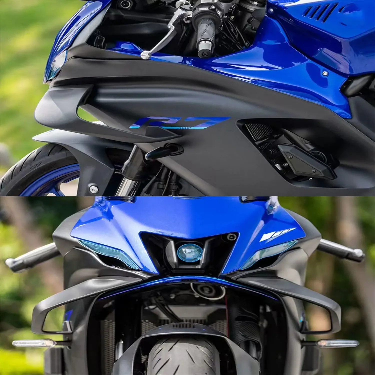 

NEW For Yamaha YZF R7 YZF-R7 2021 2022 2023 Motorcycle Mirrors Winglets Aerodynamic Downforce Side Wings Spoiler Fairing Cover