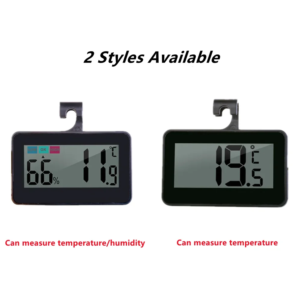 New Multi-Purpose Household Thermometer And Hygrometer Digital LCD Bedroom Basement Cold Storage Refrigerator Thermometer