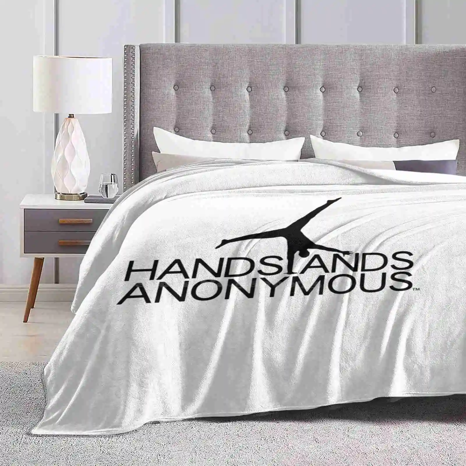 Handstands Anonymous Best Selling Room Household Flannel Blanket Handstands Acrobatics Akrobatik Gymnastics Gymnastik Sport