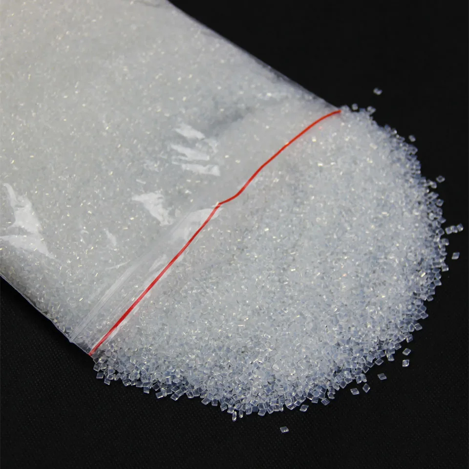 100/300/500 Gramm italienisches Keratin Kleber Korn Keratin Top Qualität Kleber Granulat transparente Farbe für I Tip/U-Tip Haarverlängerung