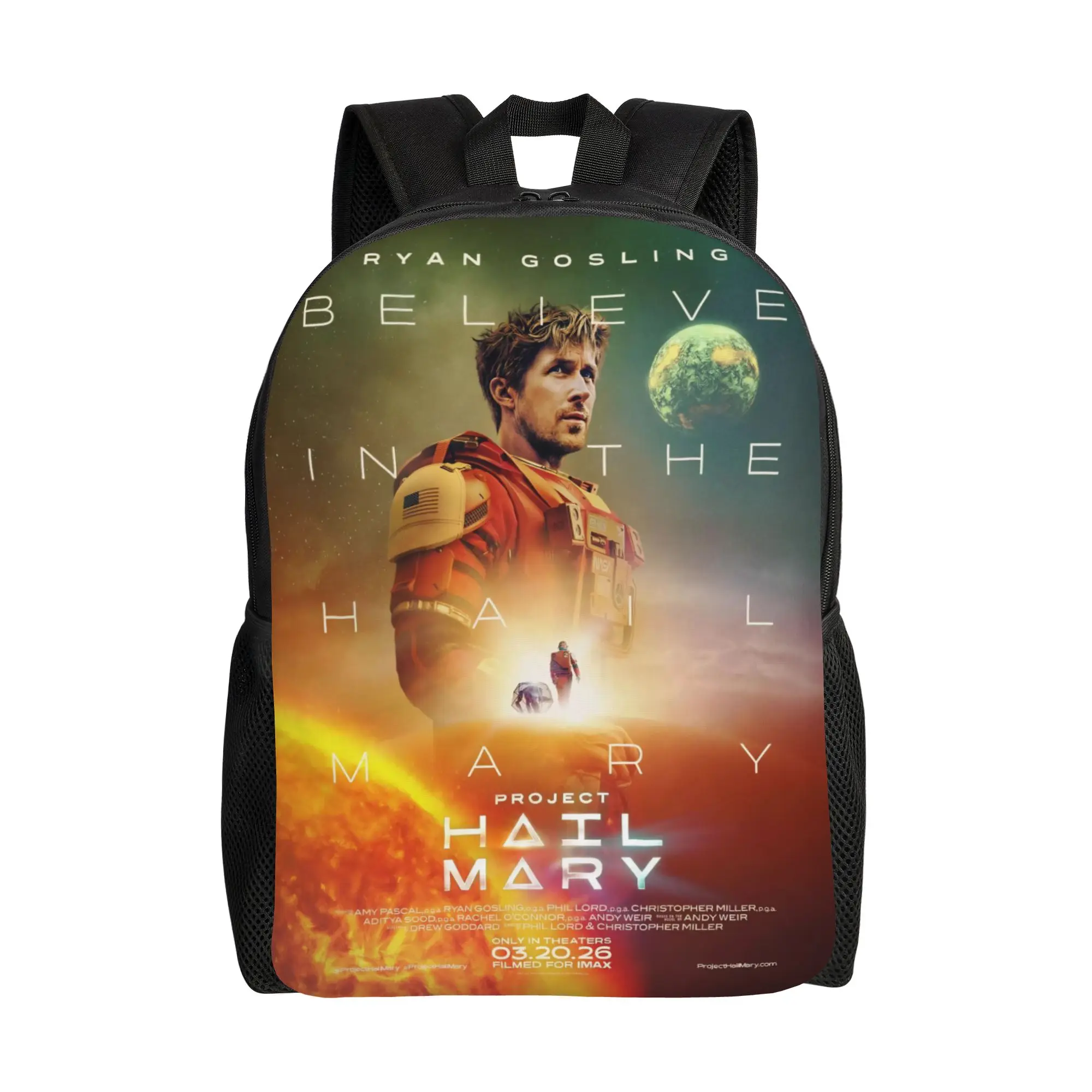 

Project Hail Marys Dr Grace 2026 Backpack for Men Women Casual High School Work Daypack Laptop Shoulder Bag Sports