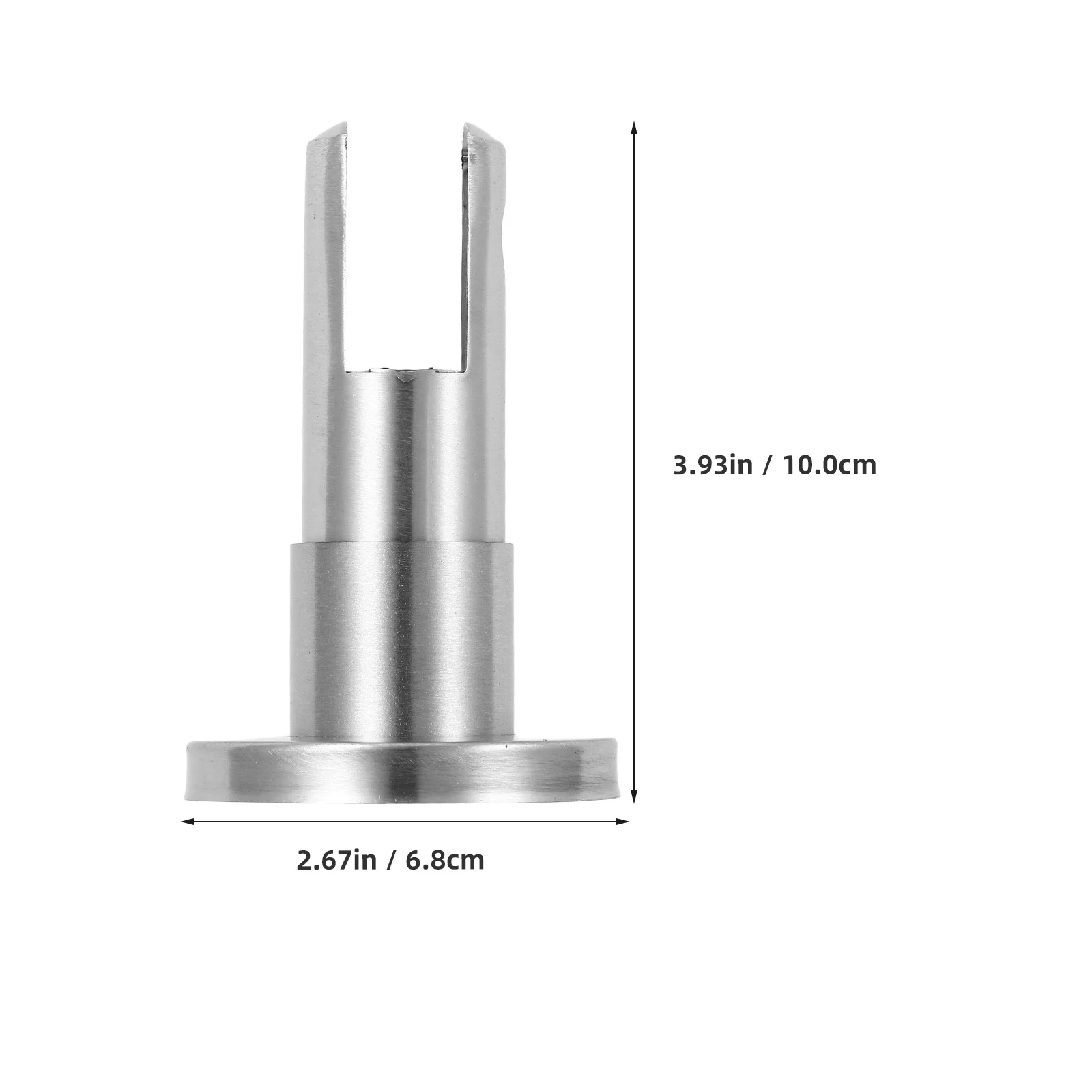 الفولاذ المقاوم للصدأ التقسيم القدم للحمام مرحاض المرحاض مكعب دعم الثقيلة الأجهزة المعدنية قوس تحديد المناسب #3