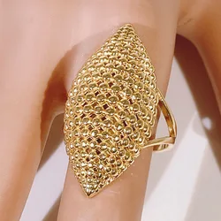 Gold Plated Unique Design Women's Ring Accessories Luxury Party Prom 2026 Newest Hot Sale High Quality Rings Gift Free Shipping