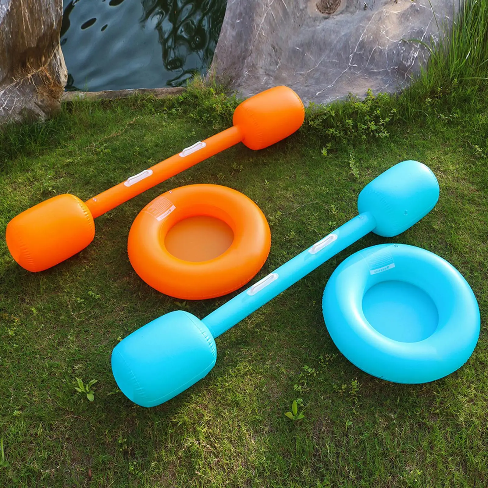 

Adults Inflatable Floating Pool Toys Water Party Game Set for Family Outdoor Beach Lake Swimming Entertainment