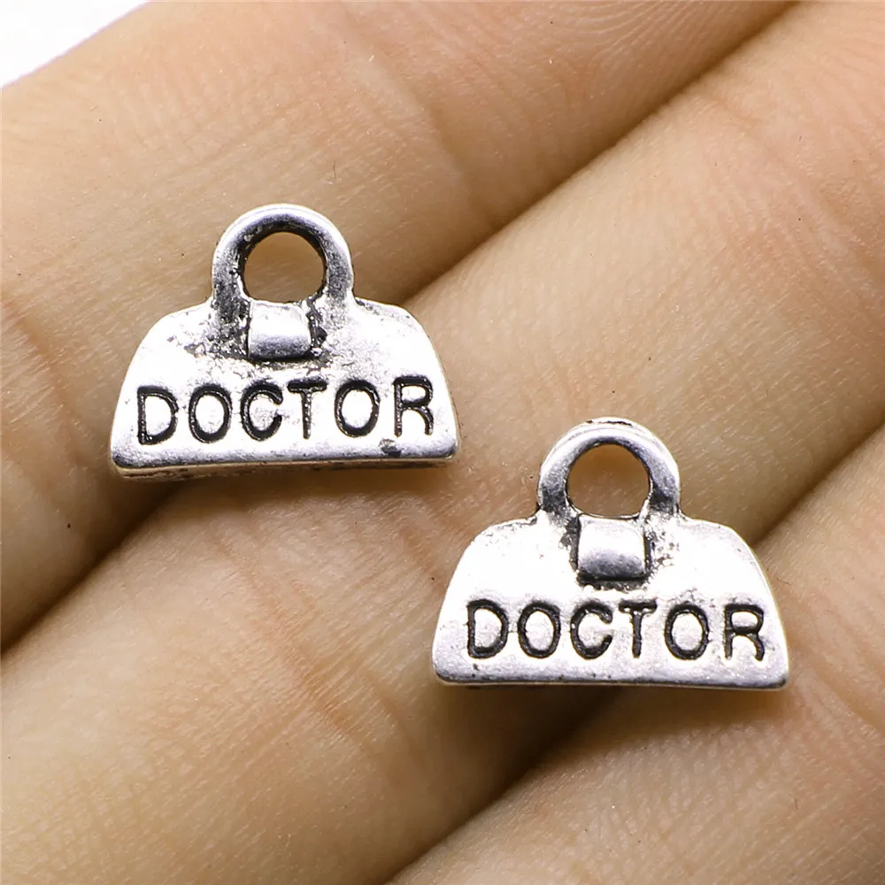 10pcs 11x14mm Antique Silver Color Doctor Medical Kit Charms Pendant DIY Jewelry Accessories Wholesale