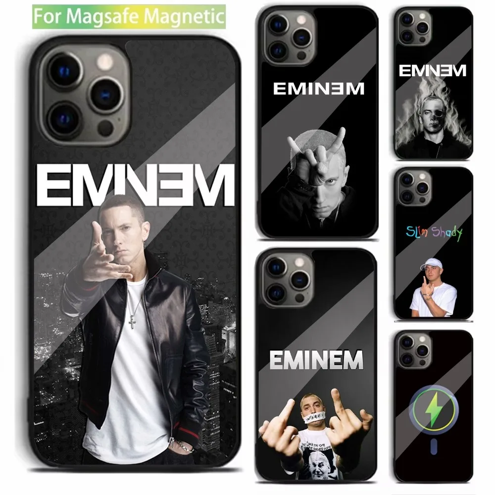 

Rapper E-Eminem Phone Case For iPhone 16,15,14,13,12,11,Plus,Pro,Max,Mini Magsafe Magnetic Wireless Charging