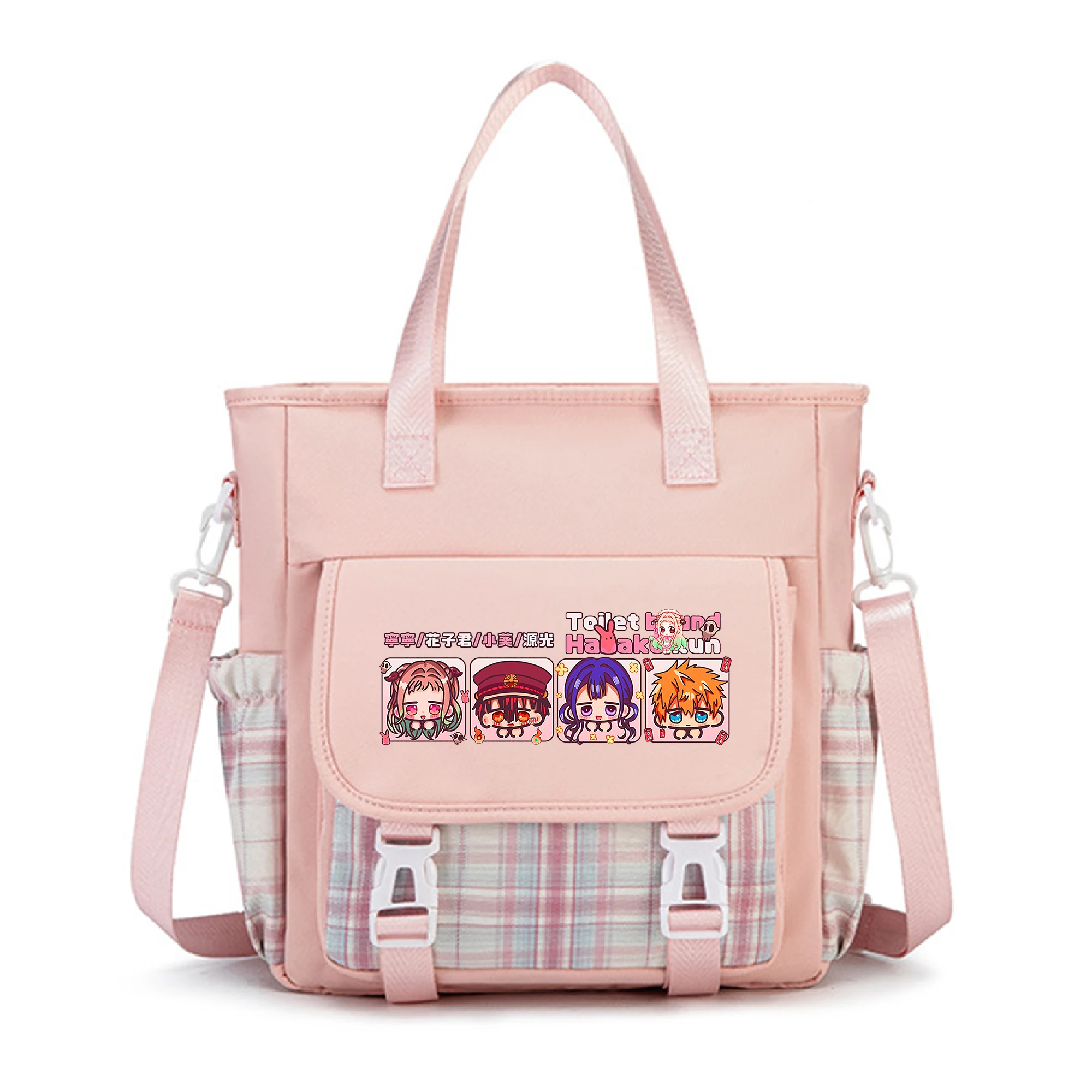 Anime Toilet-bound Hanako-kun Shoulder Bags Oxford Crossbody Bag Students Schoolbag Travel Daypack Women Cartoon Messenger Bag
