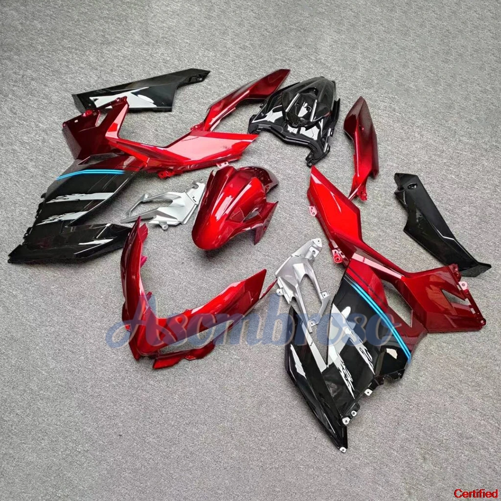 Gloss Red Black Fairings kit For Ninja400 2018 2019 2020 2021 2022 2024 EX 400R 18-24 Injection Motorcycle fairing