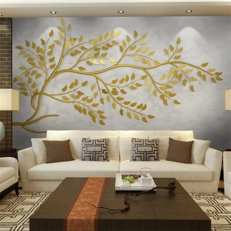 

Custom wallpaper creative new flower 3d three-dimensional relief flower TV background wall living room bedroom restaurant mural