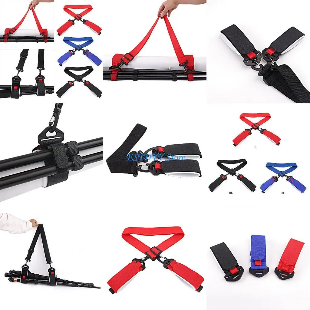 

G6DE Лыжный сноуборд для ремня для переноски, ремень для лыжной палки, поводок, лыжные аксессуары без рук
