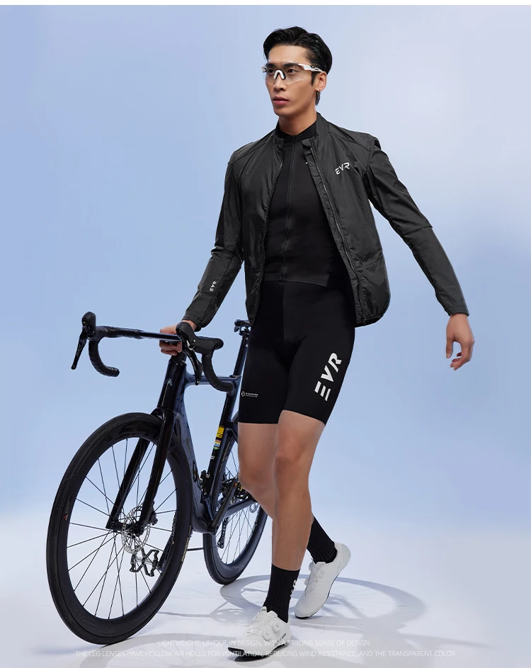 EVR Radsport-Windbreaker Frühling und Herbst Herren Rennrad Dünne Jacke Winddicht Wasserdicht Atmungsaktiv Outdoor MTB Fahrradjacke – Detail 17