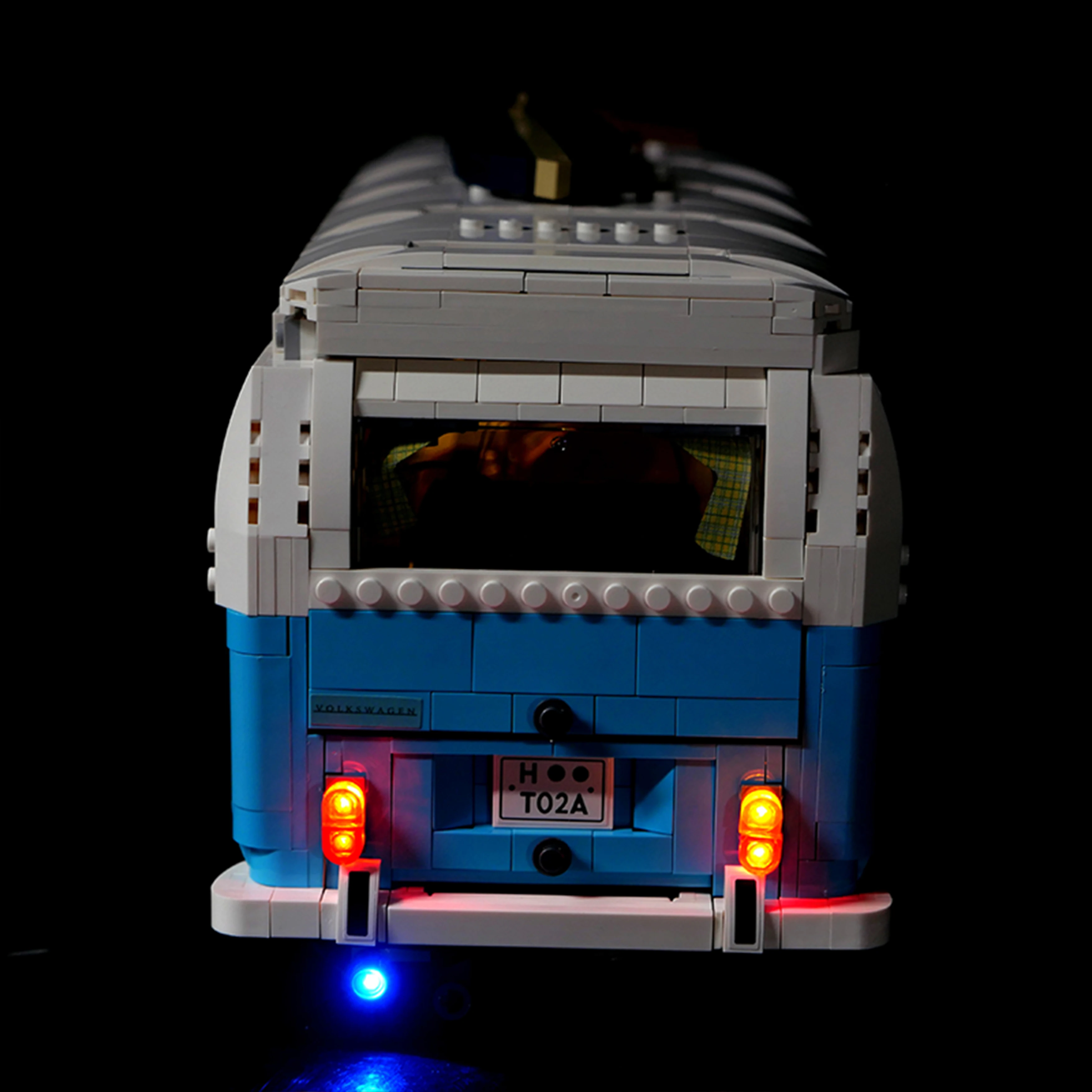 LED Light Kit Compatible with 10279 Vintage Van Building Block Model, DIY Lighting Accessories for Decoration Display