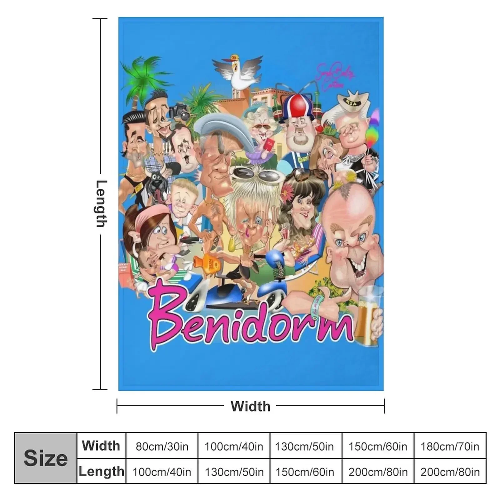 Benidorm! Throw Blanket Comforter Baby for sofa Blankets