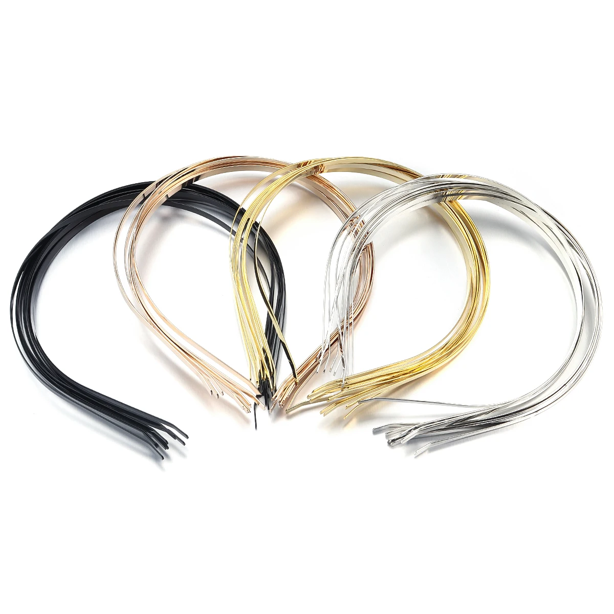 10pcs 11x14cm Metal Headband Fashion Simple Hair Fixing Head Hoop Headband For DIY Handmade Hairbands Headwear Decor Accessories