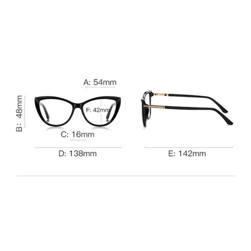 Imagen 2 del producto MOMOJA nueva moda ojo de gato gafas Retro ultraligeras TR90 gafas graduadas ópticas montura gafas de mujer 2243