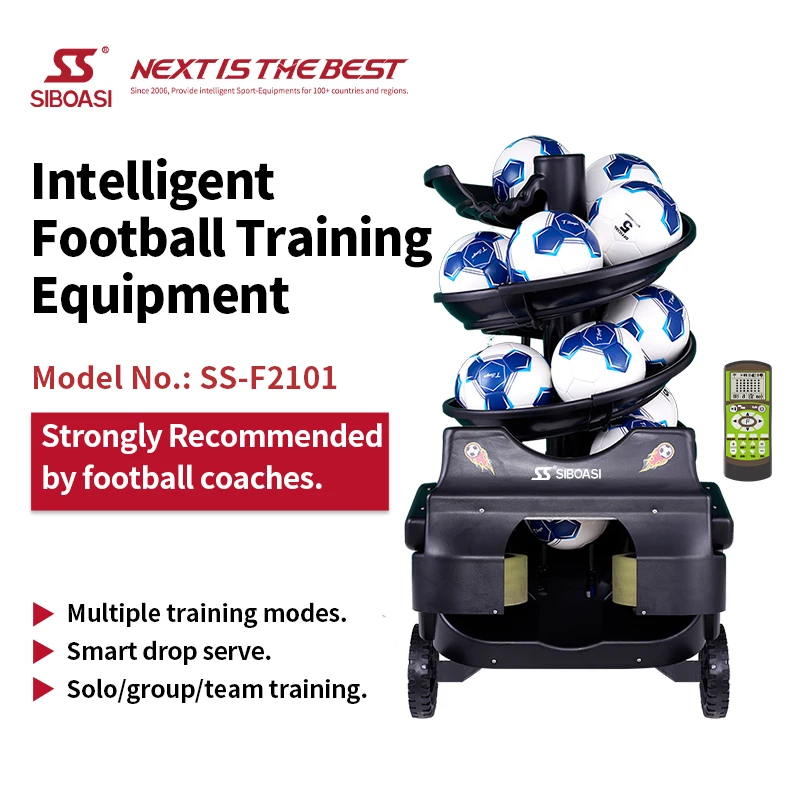 SIBOASI Wholesale intelligent football soccer playing robots shooting machine F2101