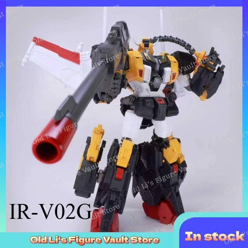 En stock IRONTRANS IR‑V02G Figura de acción coleccionable animada a color con escala MP, compatible con IR‑V01G, El Rey León
