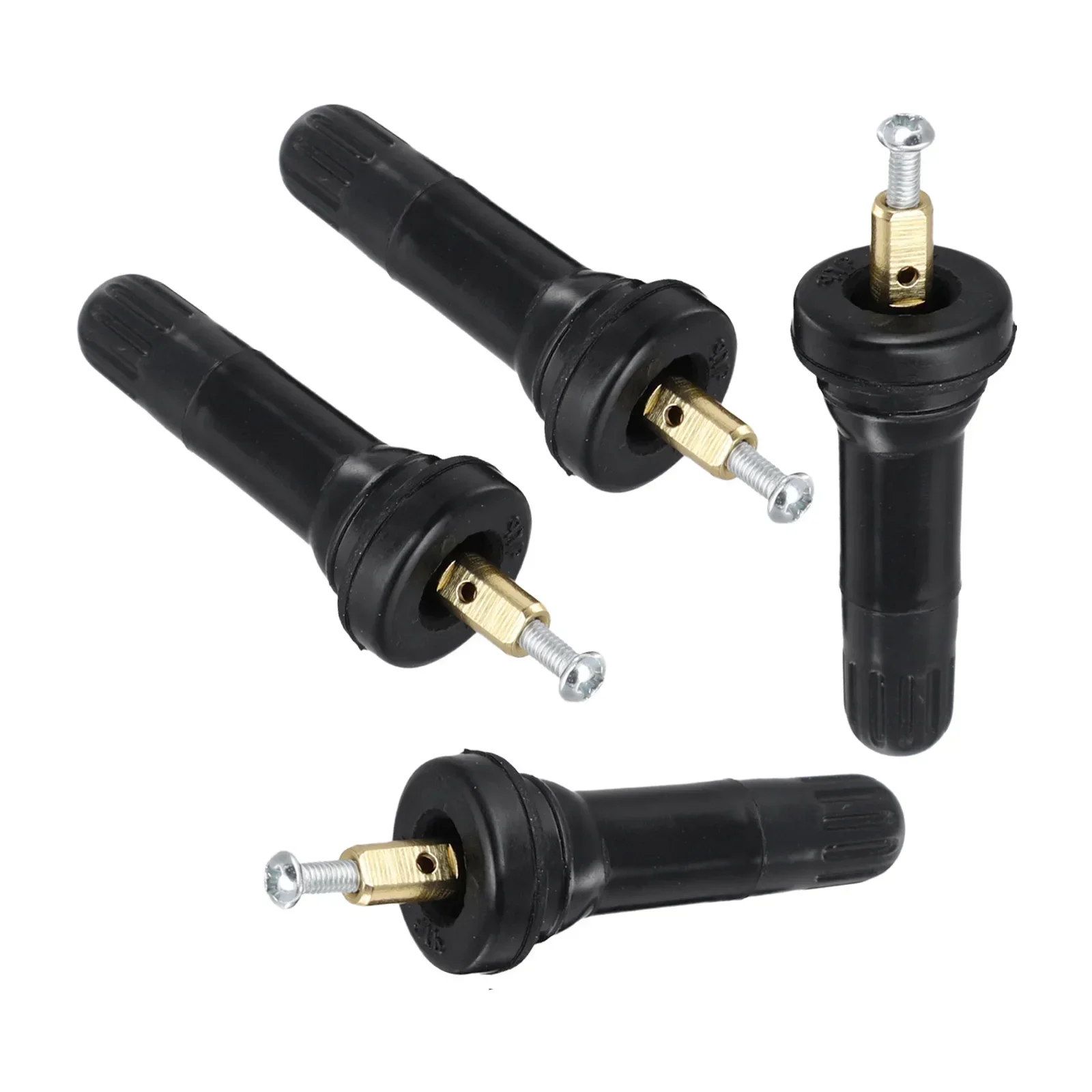 4pcs TPMS Tire Pressure Sensor Rubber Valve Stem For Chevy For Hyundai For GMC For Dodge For Ford For Mazda For Jeep Tyre Stem