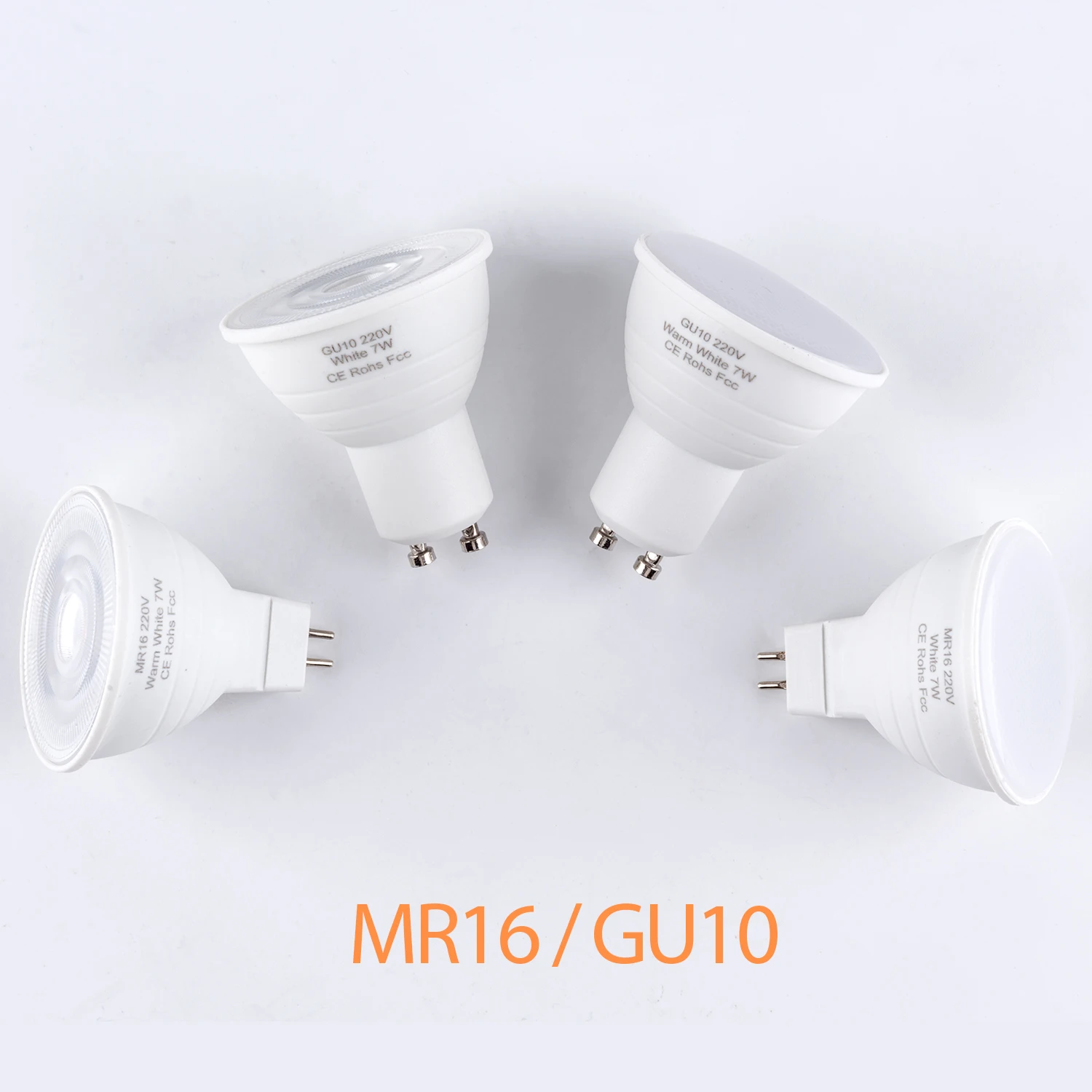 

E27 LED Spot Light 220V Lamp E14 Bombilla GU10 Spotlight Bulb MR16 Lampara 6leds 12leds LED Chandelier For Living Room Lighting