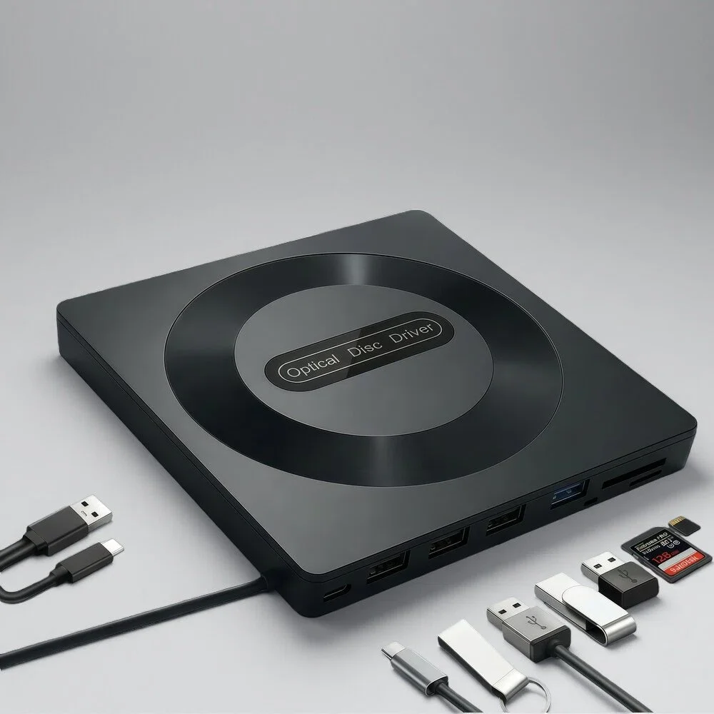 USB 3.0Type C External CD DVD RW Optical Drive DVD Burner DVD Writer Super Drive For Laptop Notebook