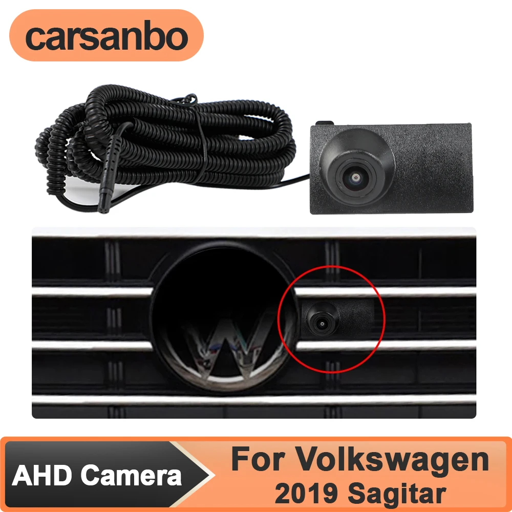 

Carsanbo AHD 1080P Car Front View OEM Camera for Volkswagen 2019 Sagitar Fisheye 150° Fisheye Night Waterproof Parking Monitor