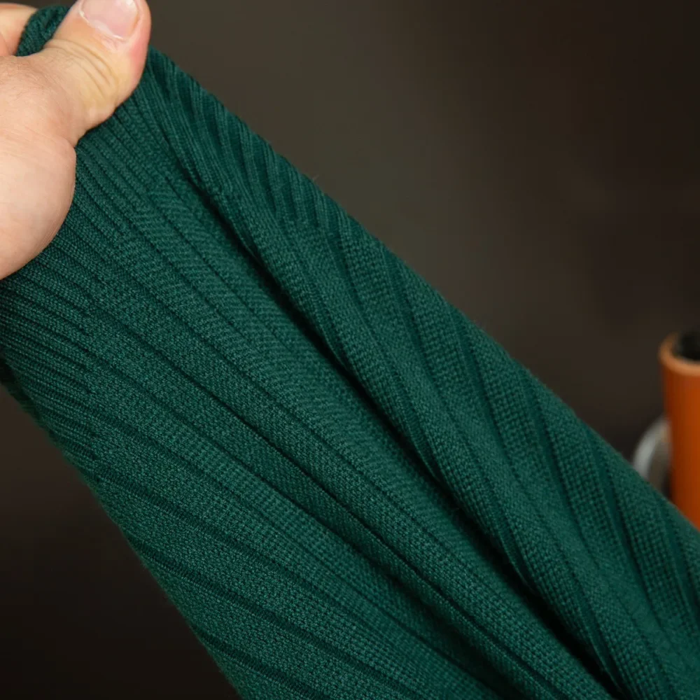 Men's Cardigan With Zipper Male Sweater Coat Jackets Solid Knitted Cardigans Elegant High Quality Vintage Thick Jersey