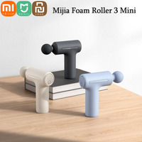 Xiaomi Mijia Portable Fascia Gun 3 Mini Muscle Massage Gun 12kg Thrust Brushless Silent Motor Massager Heads Relax the Body