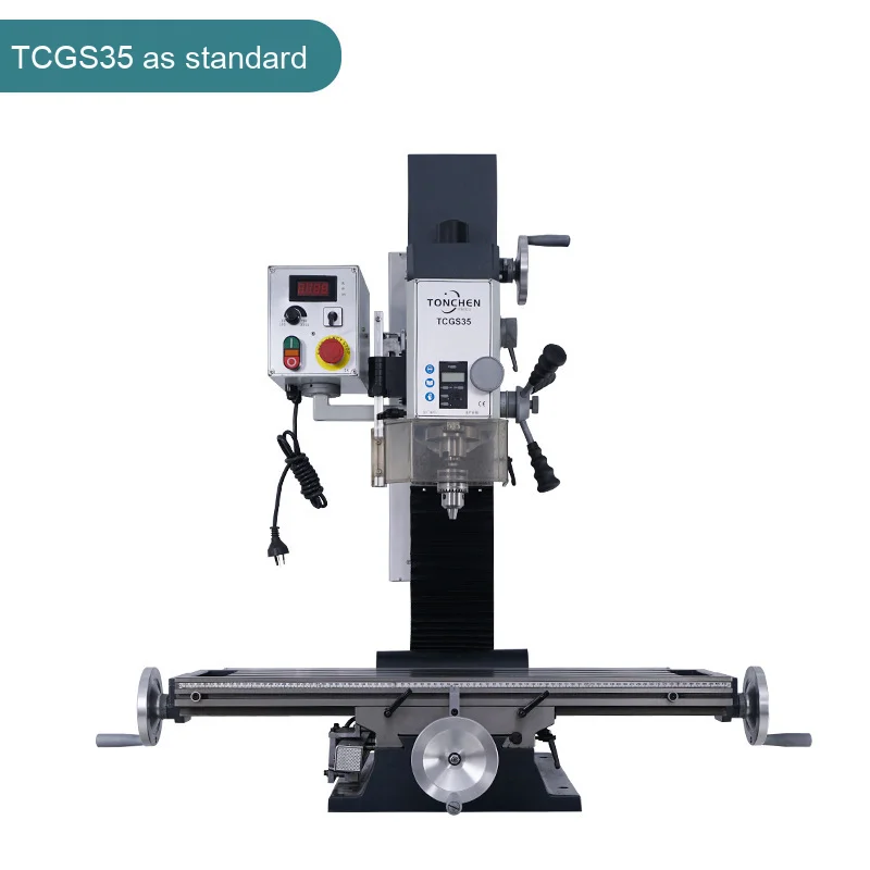 

Tongchen TCGS35 multi-functional drilling and milling machine industrial household bench milling machine manual milling machine