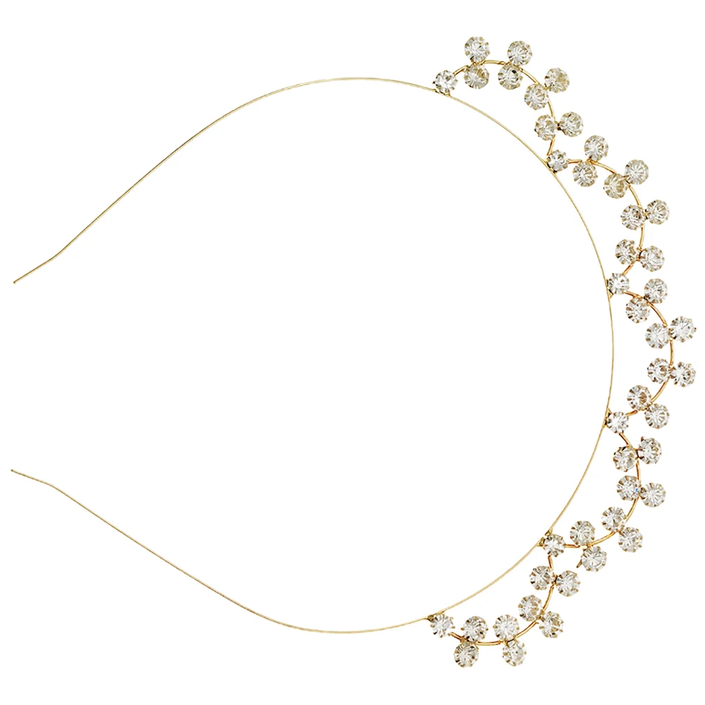 

1pc Shiny Rhinestone Headband Women Elegant Hairband For Girls Fashion Stylish Durable Decorative Party Daily Wear Glitter Hair