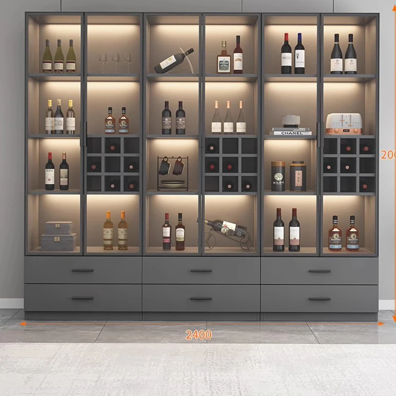 

Полки для хранения, барный шкаф, витрина, роскошный виски, коктейльный винный шкаф, деревянный многофункциональный шкаф, мебель в китайском стиле
