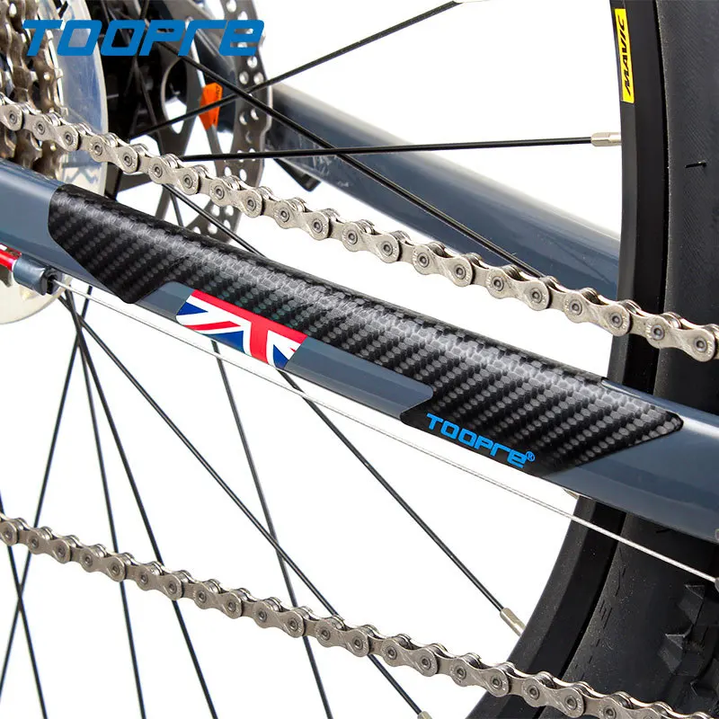 Bicycle Chain Protection EV Stickers MTB Road Frame Protector Scratch-Resistant Road Bike Chain Guard Cover Accessories