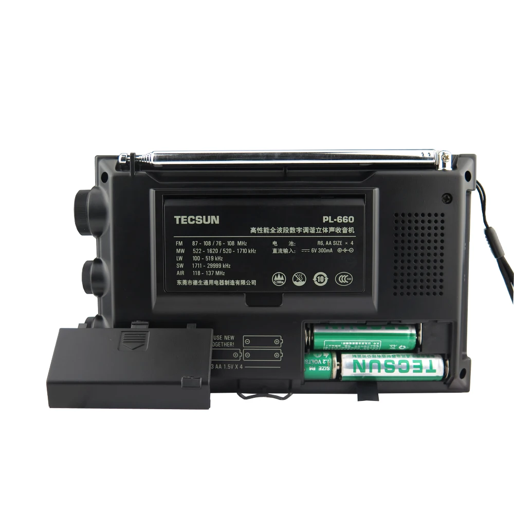 TECSUN PL-660 Portable Radio High Quality With FM Stereo MW/LW/Shortwave SSB World Band Receiver