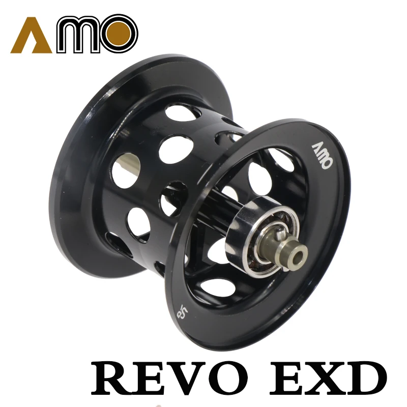 Amo-revo exdフィッシングラインホイール、ウォータードロップホイール