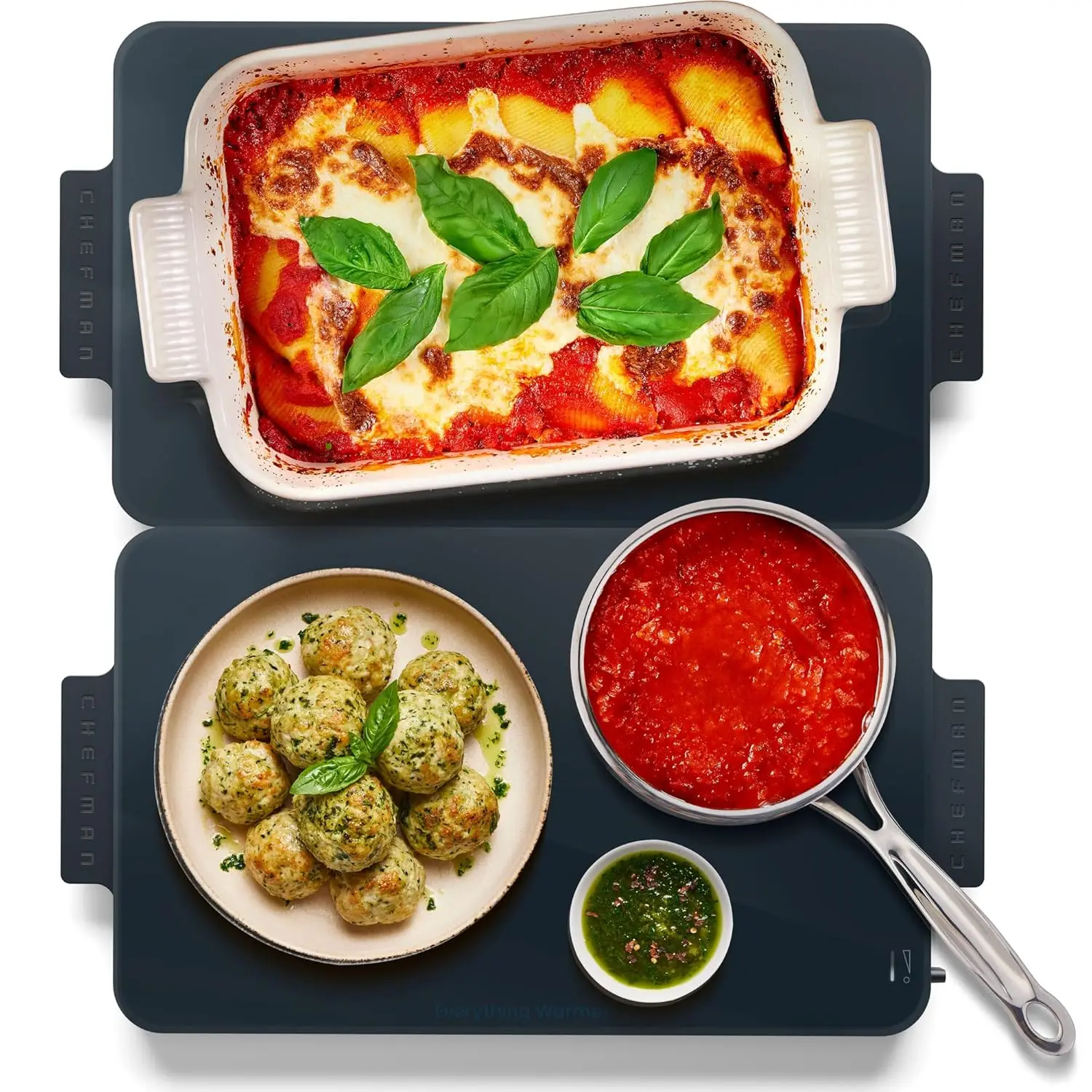 

Электрический подогреваемый коврик 20x16 дюймов с модульной раскладной конструкцией, графеновый нагревательный мат для еды, для вечеринок, встреч и повседневного использования