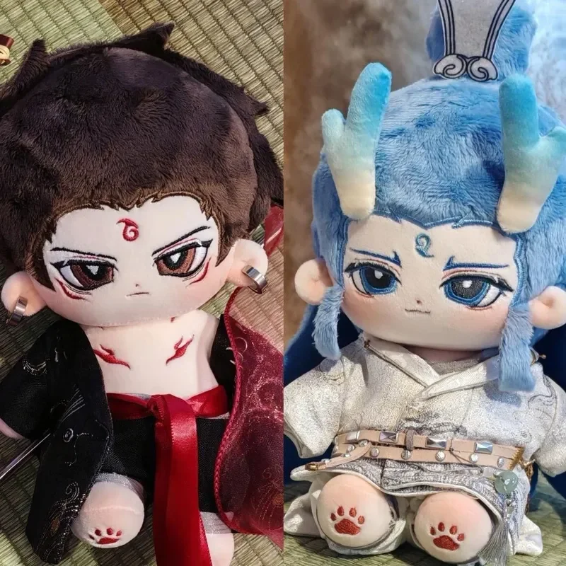 

20cm Anime Nezha Aobing Plush Doll Cartoon Figures Cosplay Dress Up Chinese Style Dolls Toy Desktop Ornament Kid Birthday Gifts