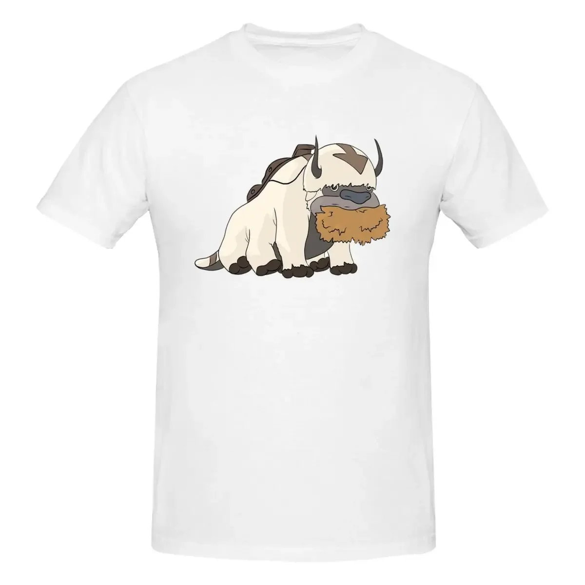 Appa Avatar The Last Airbender 100% Cotton T-shirt Men's Classic T Shirts Men crew Neck Short Sleeve S-6XL